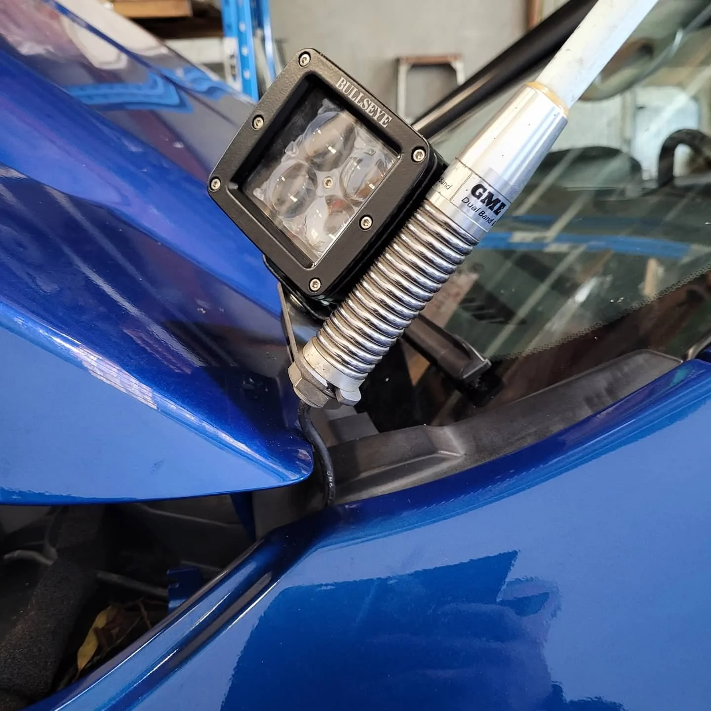 Ford PX Ranger Bonnet Aerial and Light Bracket