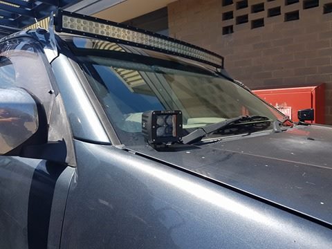 Mitsubishi Triton MQ/MR Bonnet Aerial/Light Bracket