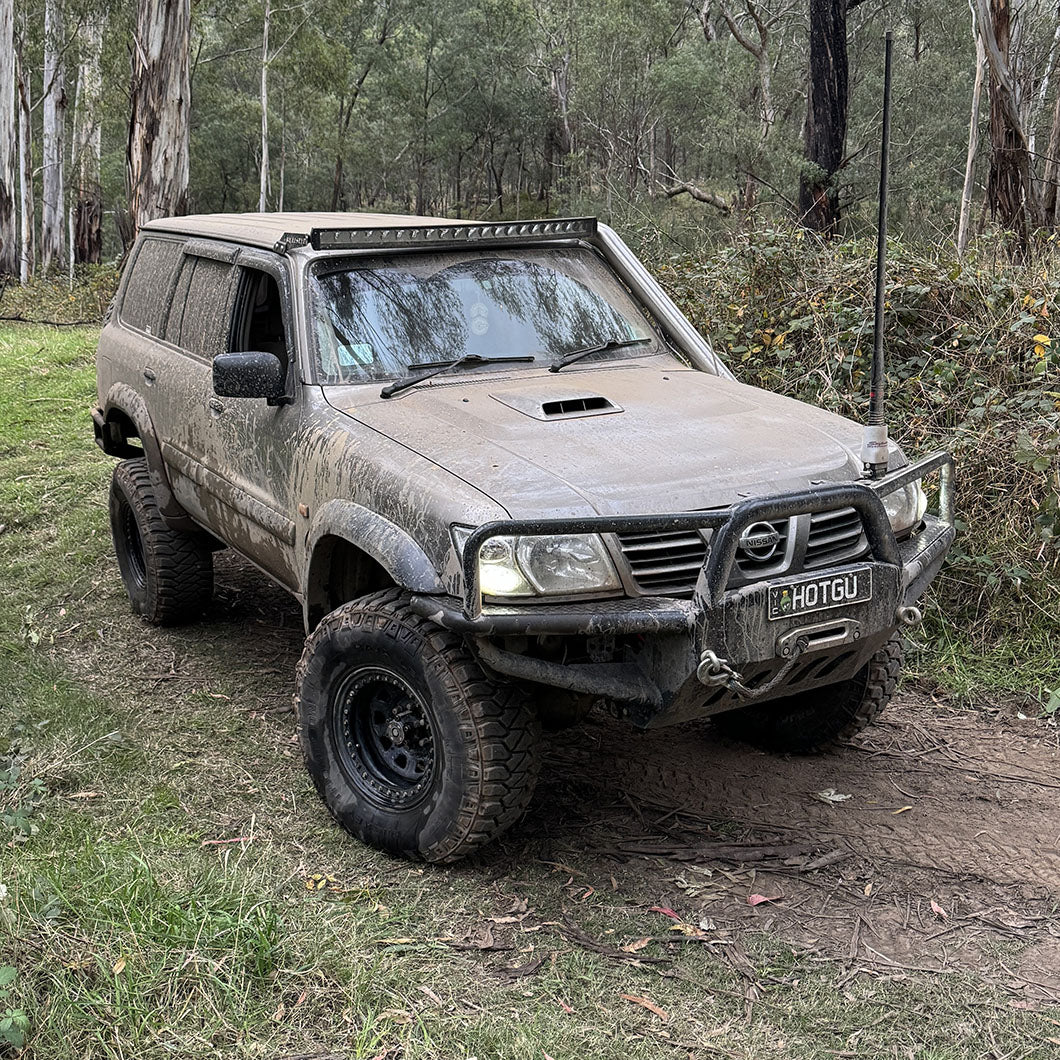 Nissan GU Patrol 50″ Curved Windscreen Mounting Bracket - Image 5