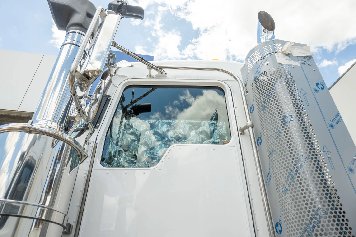Stealth Black Solar Screens for MACK Trident - Image 3