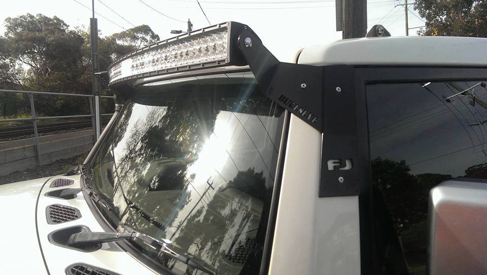 Toyota FJ Cruiser 50″ Curved Windscreen Mounting Brackets - Image 3