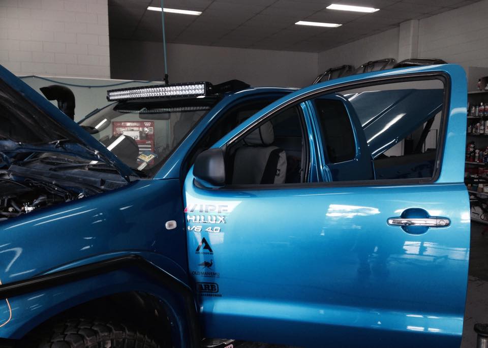 Toyota Hilux N70 42" Curved Windscreen Mounting Brackets - Image 5