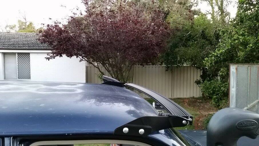 Toyota Landcruiser 80 Series 50" Curved Windscreen Mounting Brackets - Image 9